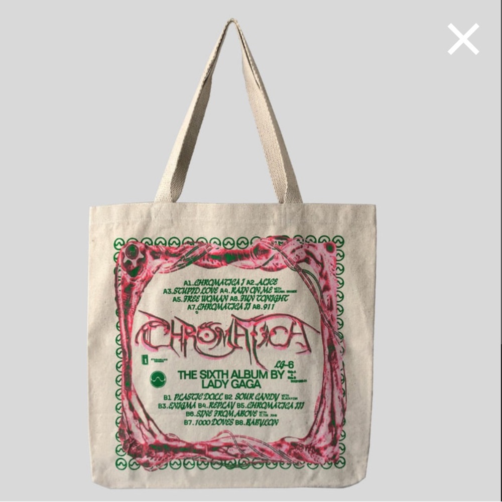 Lady GaGa Chromatica Promotional Tote Bag